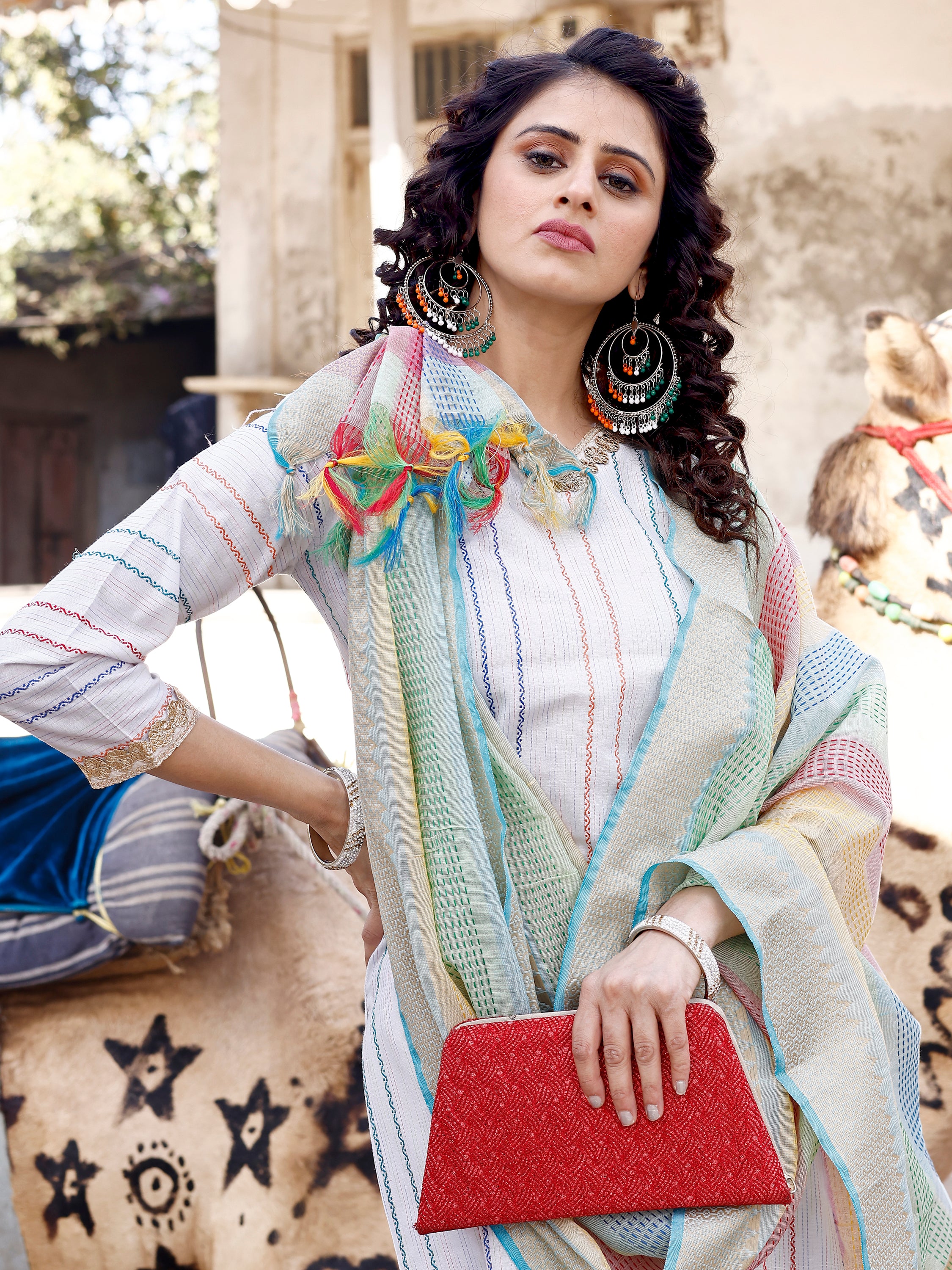 Primum Cotton Kurti Beautiful Zari Work