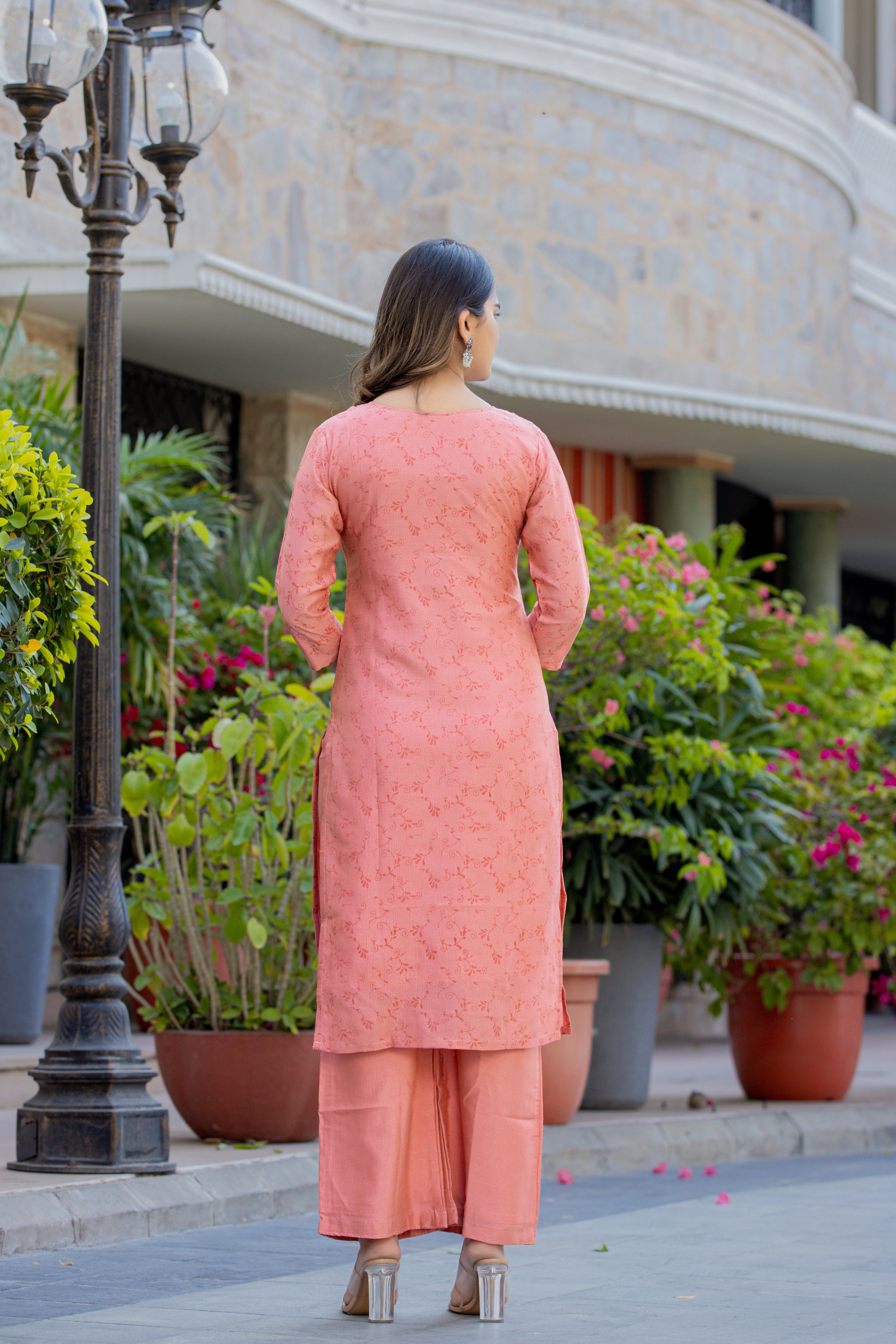 Sequence Work With Embroidery Cotton Kurti Pant With Amazing Dupatta