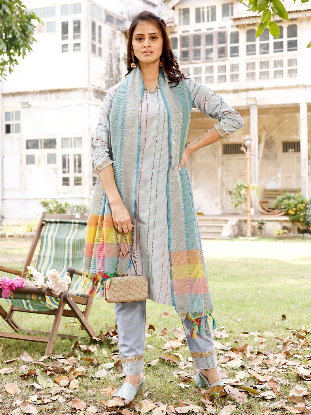 South Soft Cotton Kurta set with Dupatta Collection