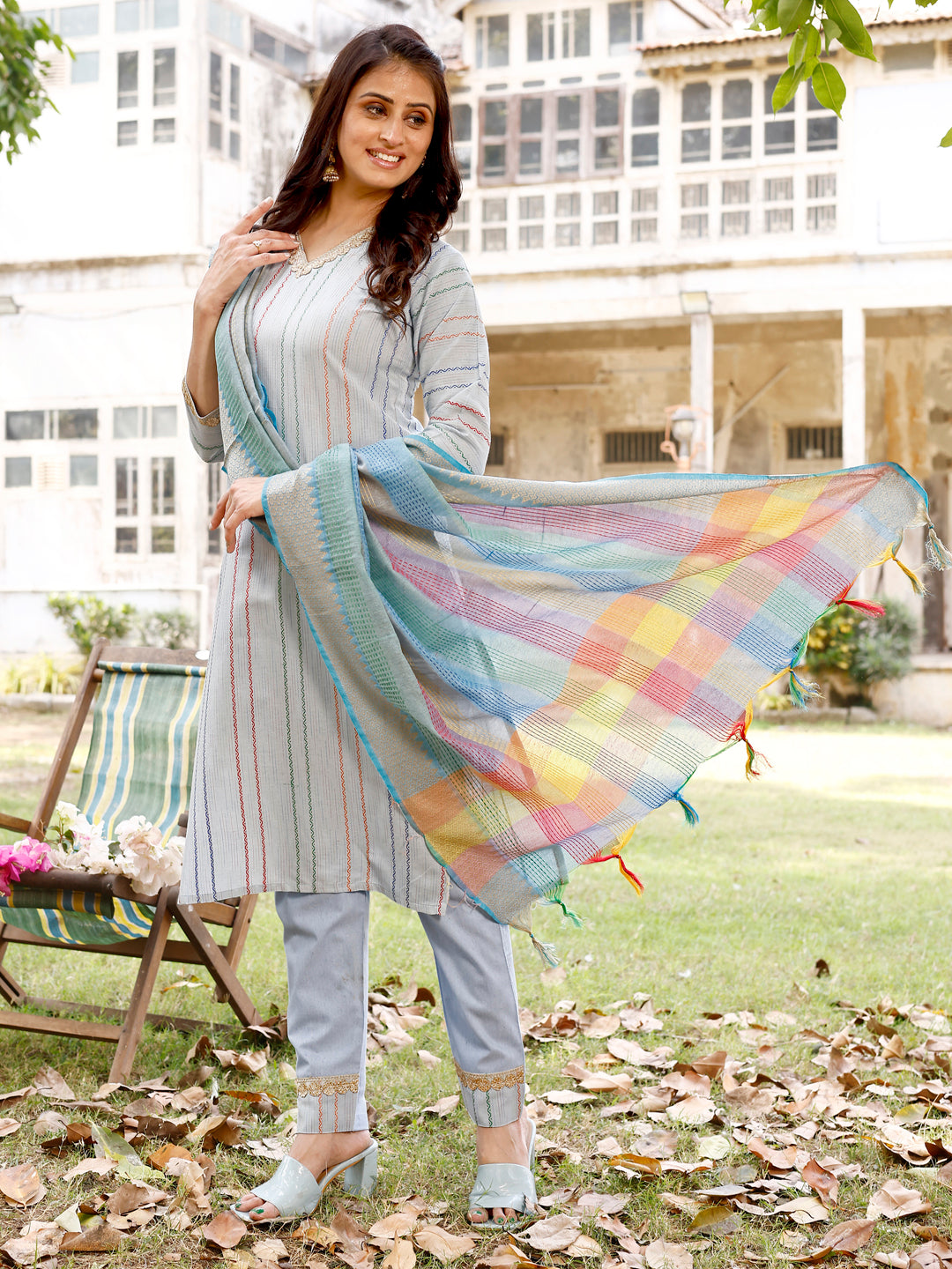 South Soft Cotton Kurta set with Dupatta Collection